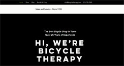 Desktop Screenshot of bicycletherapy.com