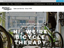 Tablet Screenshot of bicycletherapy.com